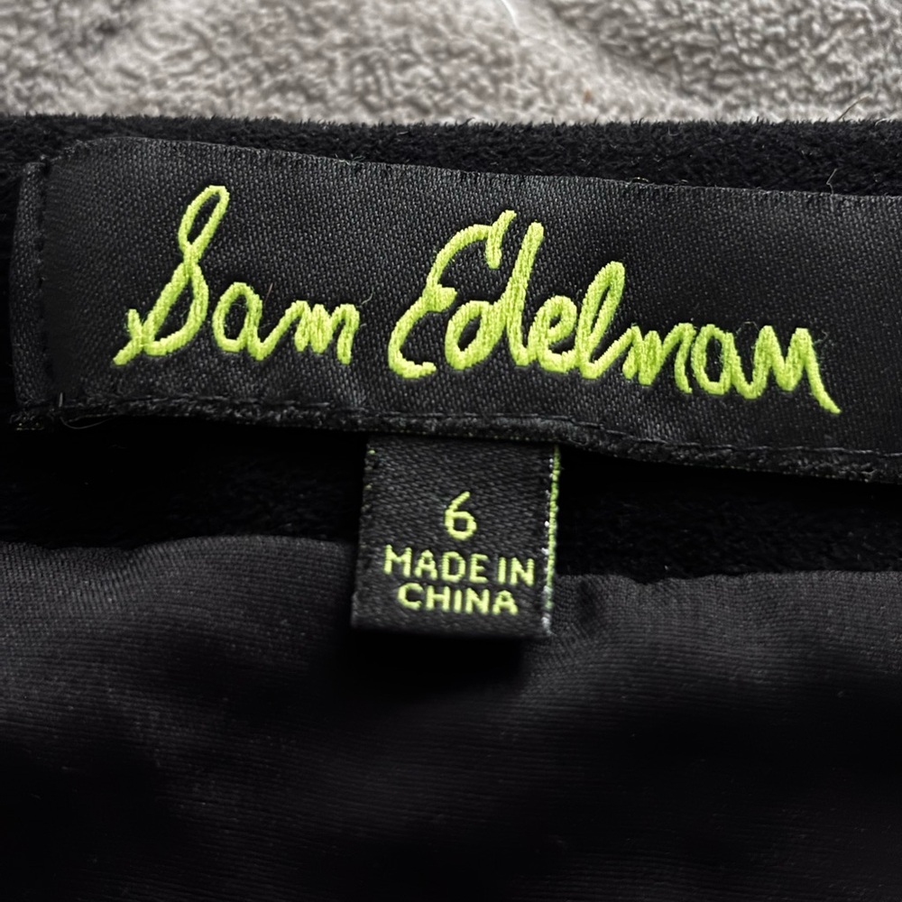 Sam Edelman Black Asymmetrical Mini Skirt - Picture 5 of 7